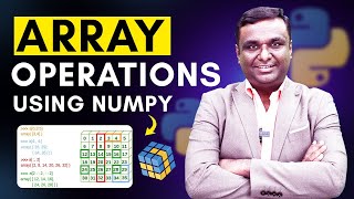 Array Operations using Numpy  Hands on  Python Hub [upl. by Balac614]