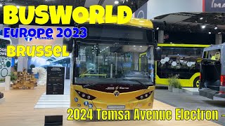 2024 Temsa Avenue Electron  100  Electric  Interior And Exterior Busworld Europe 2023 Brussel [upl. by Elehcin]