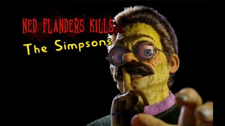 Ned Flanders Kills The Simpsons  Indie Horror Game  Full Gameplay [upl. by Cranston]