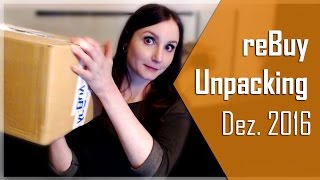 Unpacking reBuy Bestellung  Dezember 2016 [upl. by Beaulieu]