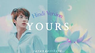 BTS JIN Yours Vocal Cover by Taran  Jirisan OST  Kpop Hindi Version🌗 [upl. by Omixam]