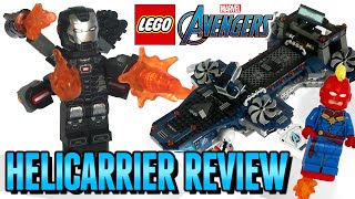 LEGO Avengers Helicarrier Review  Marvel Set 76153 [upl. by Aracot]