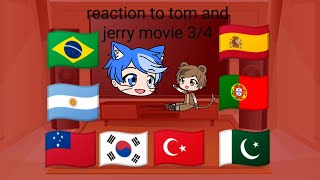 countryhuman reaction to tom and jerry movie 34 [upl. by Akoyn887]