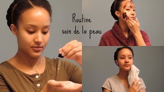 ♡Routine soin de la peau avec produits faits maison♡ [upl. by Moia]