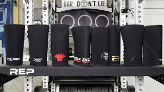 Stiff Knee Sleeve Buyers Guide  Inzer Titan SBD Pioneer Iron Rebel and More [upl. by Arraik]