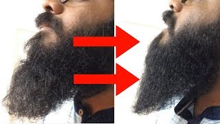 How To Fix Curly Beard Problem 100 simple and effective [upl. by Welbie]