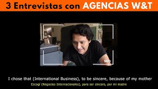 Entrevistas en inglés con AGENCIAS WampT  Work And Travel [upl. by Nalid791]