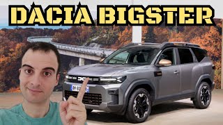 Nuevo DACIA BIGSTER  El DACIA MÁS GRANDE Y LUJOSO [upl. by Bevan]