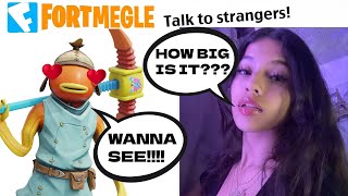 GIRL VOICE TROLLING THIRSTY 18 YEAR OLDS IN FORTNITE OMEGLE [upl. by Dualc]