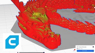 Articulated Dragon  Cura Slicing and Settings Walkthrough [upl. by Grimbly]