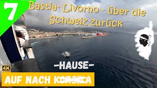 Korsika mit Wohnmobil Teil7 Nachhause über den Alpen und dem Elsass [upl. by Schroeder]