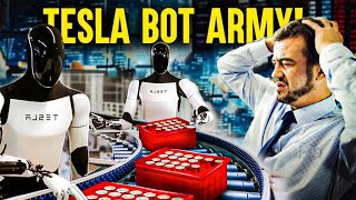 TESLA BOT ARMY Will They STEAL Your Job [upl. by Kennett]