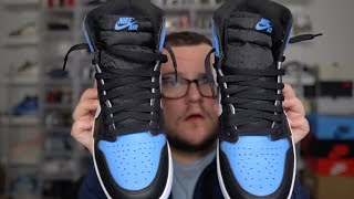 How To Lace Air Jordan 1s Loosely BEST WAY [upl. by Maxama134]