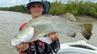 barra fishing shoal bay [upl. by Adlog]