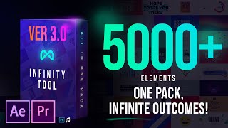 Infinity Tool V30  5000 Premiere Pro and After Effects Templates [upl. by Soisanahta]