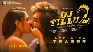 DJ TILLU 2  Siddhu Jonnalagadda Intro First Look TeaserDJ Tillu 2 Official TeaserSidduNehaShetty [upl. by Capello637]