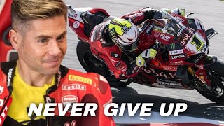 INCREDIBLE Alvaro Bautista Reacted to His Epic Comback from P14 to Podium at Catalunya WSBK Race 1 [upl. by Ecirtnahc]