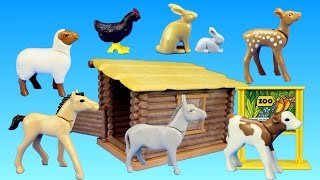 Playmobil Zoo Farm Animals Building Set  Animals for children [upl. by Daria]