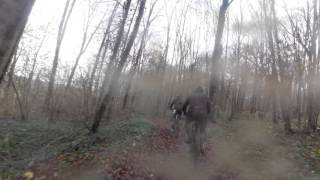 randonnée vtt La christobike 29 11 2015 bois de creuse [upl. by Aicram78]