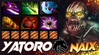 Yatoro Lifestealer Naix Walking Dead  Dota 2 Pro Gameplay Watch amp Learn [upl. by Spiegel]