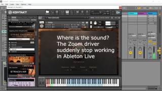 Zoom UAC8  driver crash  Ableton Live Windows 10 [upl. by Lareena]