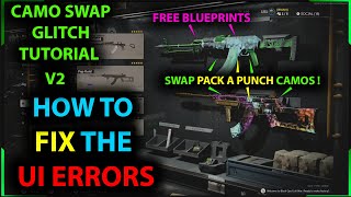 HOW TO FIX THE UI ERROR ON CUSTOM SAVES IN COLD WAR AFTER CAMO SWAP GLITCH AND HOW TO CAMO SWAP BOCW [upl. by Nnaegroeg937]