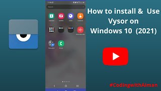 How to install Vysor amp use Vysor on windows 102021Control Android from PCComplete Guide in Urdu [upl. by Ronna]