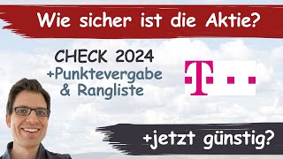 Deutsche Telekom Aktienanalyse 2024 Wie sicher ist die Aktie günstig bewertet [upl. by Adnarom856]