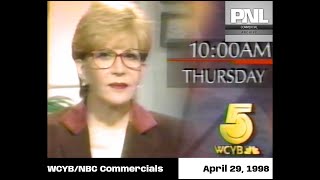 WCYBNBC commercials  April 29 1998 [upl. by Jehiah]