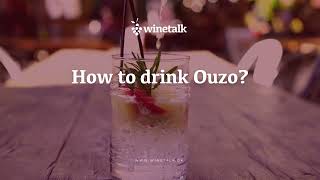 How to drink and mix Ouzo the Greek milky white anise spirit [upl. by Newra227]