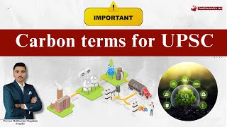 Carbon terms for UPSC  IAS In Kannada  Kannada IAS Academy [upl. by Aizitel272]