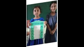 আয়েশা।।উদ্ভাবনের গল্প৬।। Creating number board।। [upl. by Ettezel]