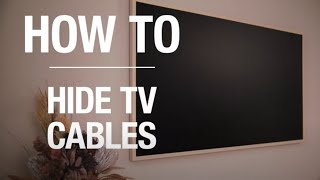 How To Hide TV Cables  Bunnings Warehouse [upl. by Dotti]