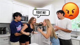 ARGUING IN FRONT OF OUR BOYFRIENDS PRANK [upl. by Reitman]