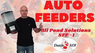 Koi Pond Auto Feeder review All pond solutions SFF1 [upl. by Azial]