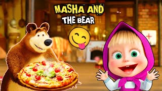 masha and the bear in hindi newepisode 2024 masha and the bear game pizza 🍕 masha and the bear story [upl. by Siramaj]