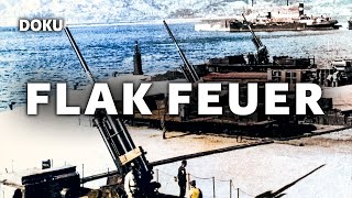 FLAK Feuer Dokumentation 2 Weltkrieg Deutsche Luftwaffe Luftangriffe Originalaufnahmen [upl. by Leizahaj]