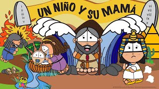 MOISÉS 🔥 EL LIBERTADOR Y SU MAMÁ JOCABED  Devocional para Niños  Historias de la Biblia [upl. by Trudie]