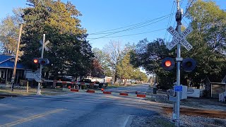 W Calhoun Street Railroad Crossing Dillon SC [upl. by Nohj]