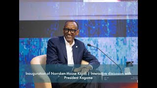 Inauguration of Norrsken House Kigali  Interactive discussion with President Kagame [upl. by Valentine]