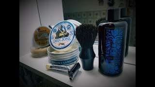 Don Josè Abbate Y La Mantia Italian shaving soap  Merkur Progress  Atto I Cavallo [upl. by Allain713]