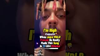 JUICE WRLD PROVES HE MAKES SONGS IN MINUTES [upl. by Narhem562]