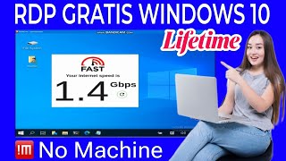 RDP GRATIS WINDOWS 10  No Machine [upl. by Etnwahs734]