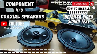 Which Speakers to buy  Components Or Coaxial Speakers  Output Explained audio viral caraudio [upl. by Enined680]