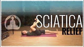 Hatha Yoga with David Procyshyn Sciatica Relief [upl. by Nonah]