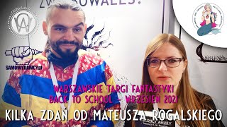 Mateusz Rogalski  Samowydawcypl  Warszawskie Targi Fantastyki  Back To School [upl. by Sachsse]