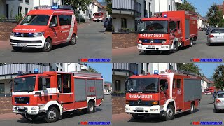 Feuer in einer Schule Anfahrt zur Großübung der Jugendfeuerwehr aus Kronberg und Steinbach [upl. by Vasily]