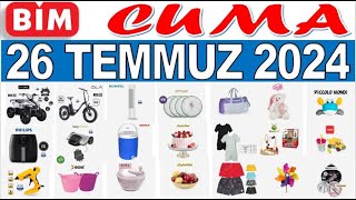 BİM 26 TEMMUZ 2024 KATALOĞU ✅ BİM MARKET CUMA  AKTÜEL ÜRÜNLER  RESMİ KATALOG [upl. by Christianson]