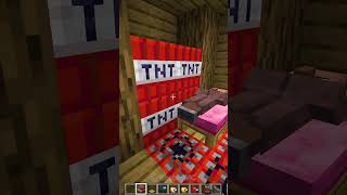 Minecraft Villager TNT Meme 😳 はいよろこんで [upl. by Yecal503]