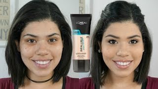 NEW LOreal Pro Glow Foundation  Review Demo  Wear Test  Shade 205 [upl. by Tnahs881]